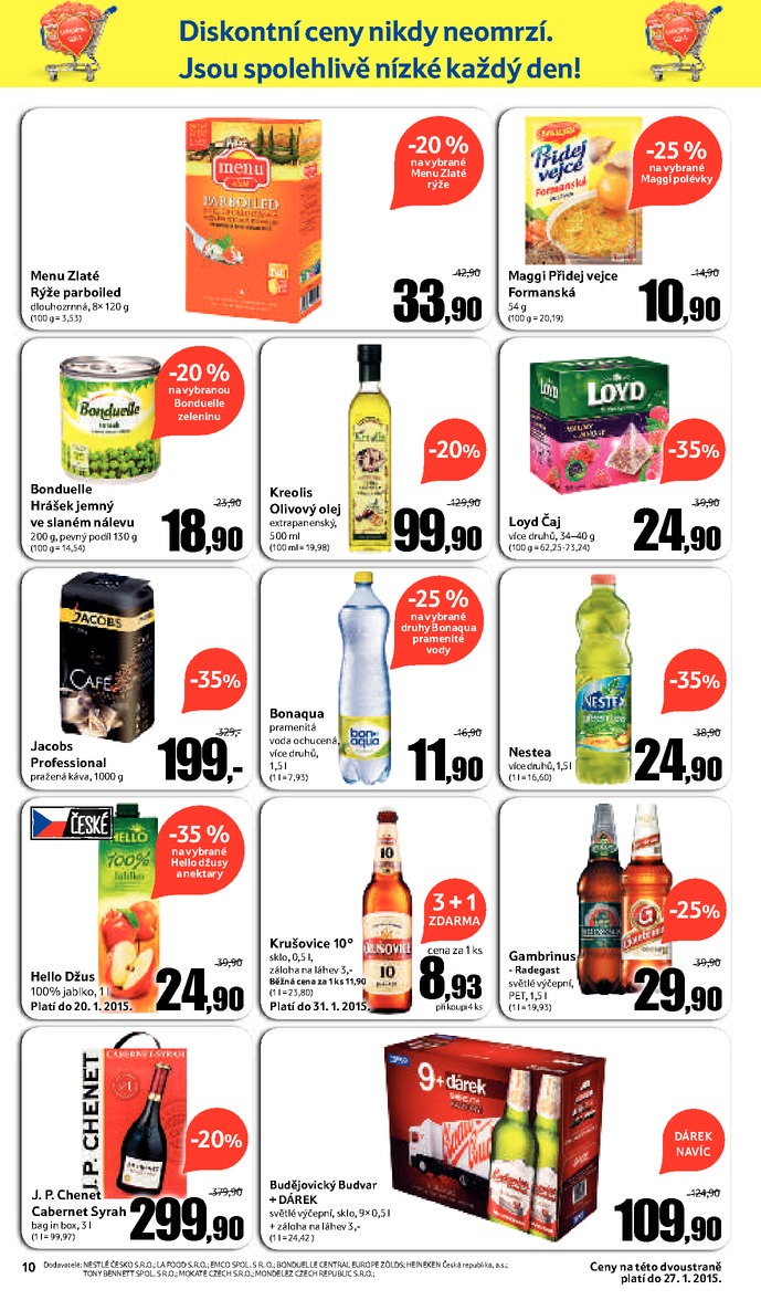 let�k Tesco obchodn� d�m My N�rodn� od 14. 1. 2015 strana 1