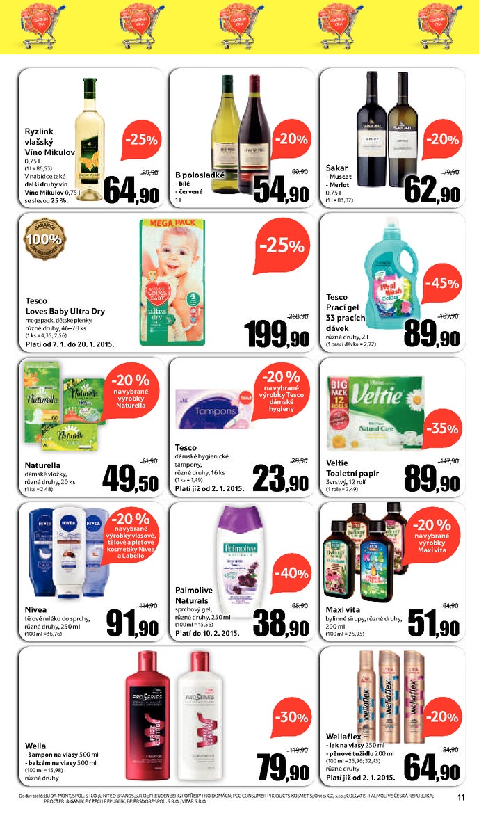 let�k Tesco obchodn� d�m My N�rodn� od 14. 1. 2015 strana 1