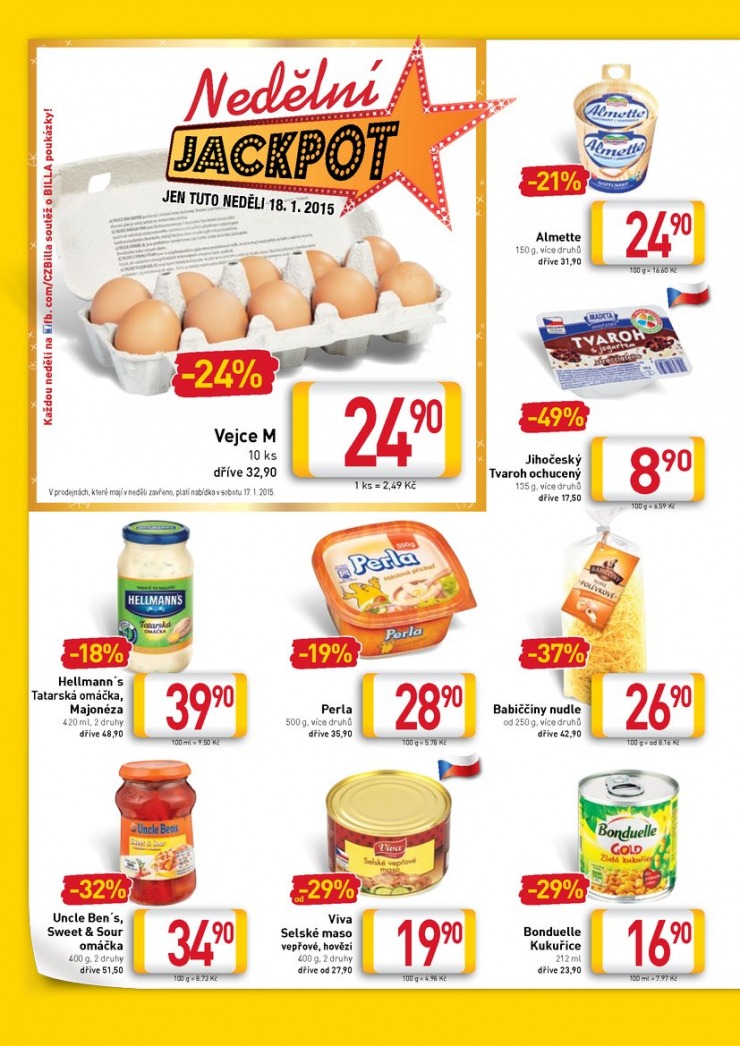 let�k Billa velk� od 14. 1. 2015 strana 1