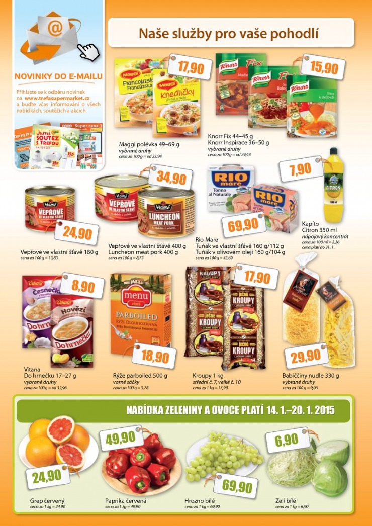 let�k COOP Trefa od 14. 1. 2015 strana 1