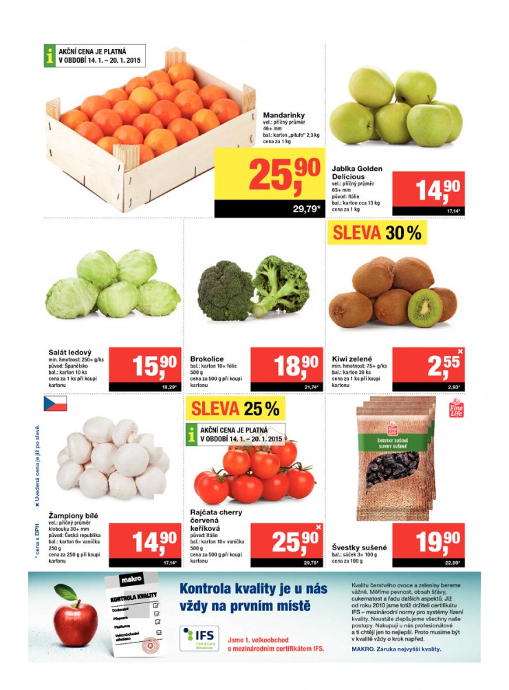 leták Makro Maloobchod od 14. 1. 2015 strana 1 leták Makro Maloobchod od 14. 1. 2015 strana 1