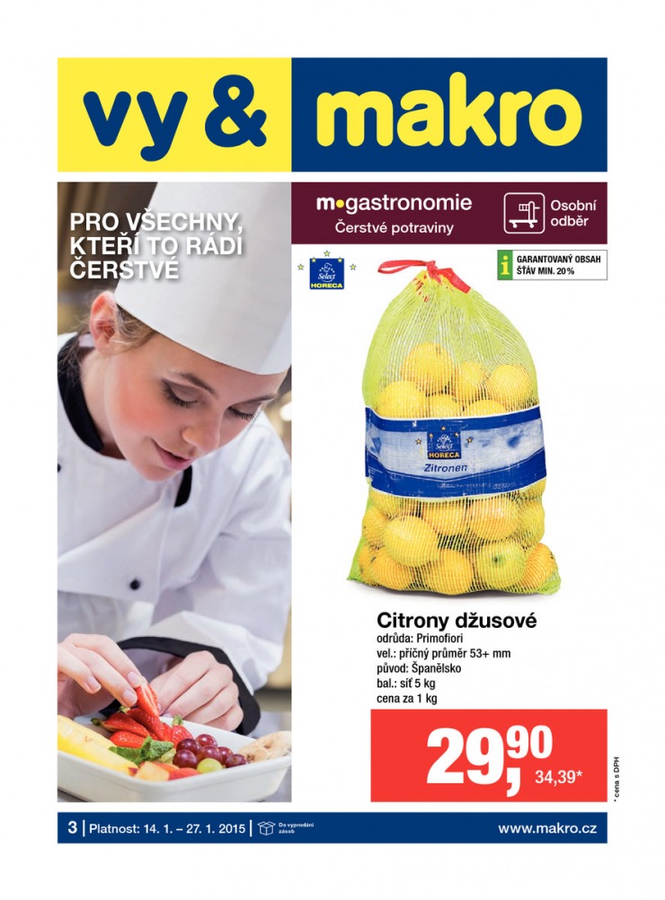 letk Makro Gastronomie erstv od 14. 1. 2015 strana 1