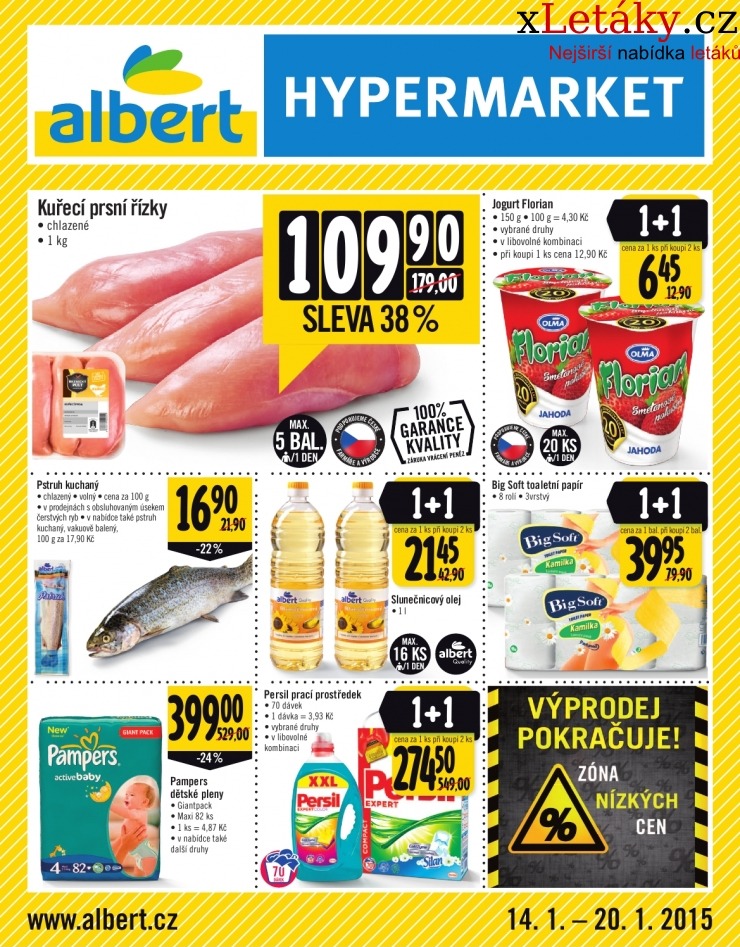 leták Albert Hypermarket leták strana 1 leták Albert Hypermarket leták strana 1