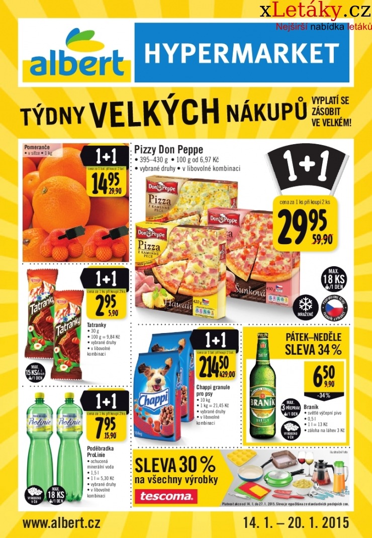 leták Albert Hypermarket leták strana 1 leták Albert Hypermarket leták strana 1