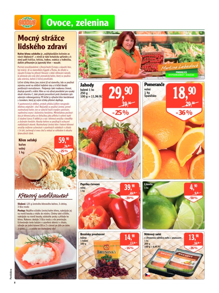 leták Globus Naše noviny od 15. 1. 2015 strana 1 leták Globus Naše noviny od 15. 1. 2015 strana 1