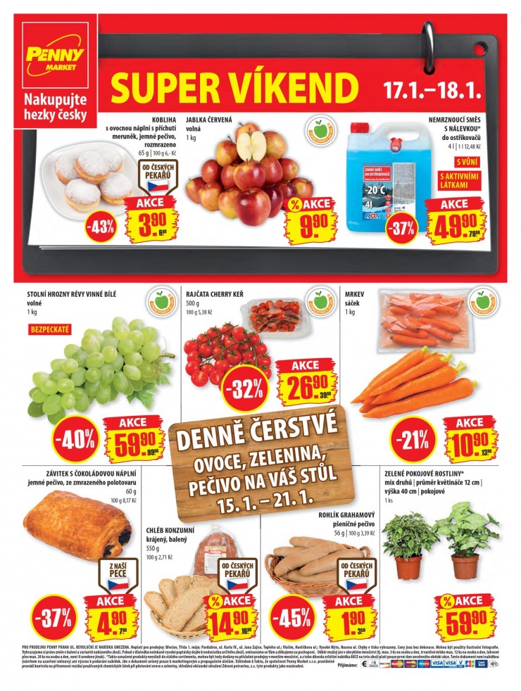 leták Penny Aktuální nabídka od 15. 1. 2015 strana 1 leták Penny Aktuální nabídka od 15. 1. 2015 strana 1