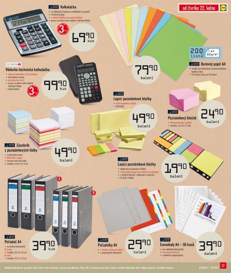 let�k Lidl Ak�n� nab�dka od 19. 1. 2015 strana 1