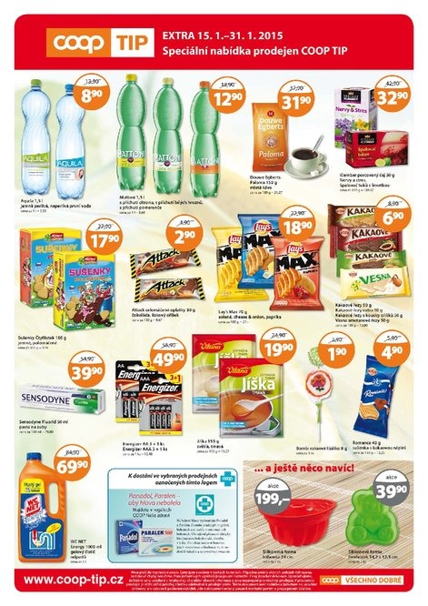 leták COOP Tip extra od 15. 1. 2015 strana 1 leták COOP Tip extra od 15. 1. 2015 strana 1