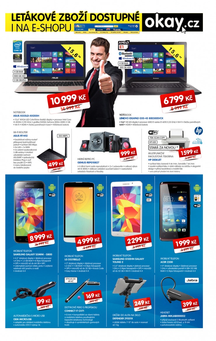 leták Okay Aktuální leták od 15.1.2015 strana 1 leták Okay Aktuální leták od 15.1.2015 strana 1