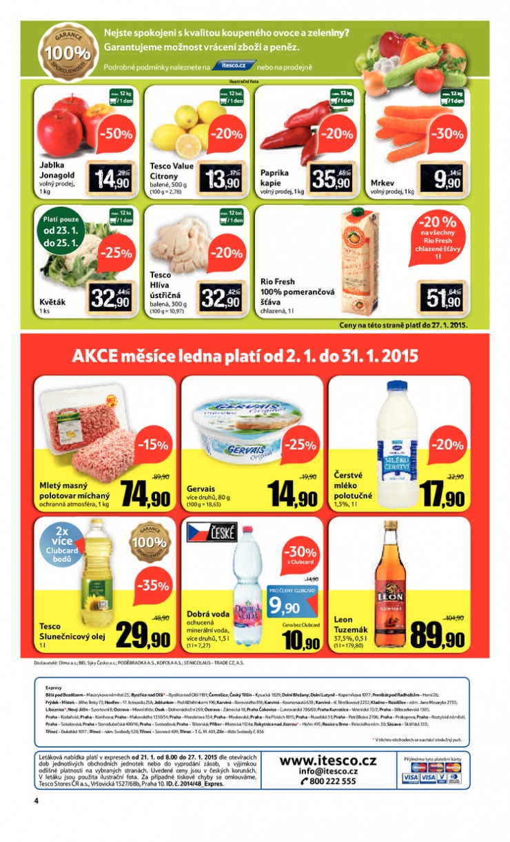 leták Tesco Expres obchody od 21.1.2015 strana 1 leták Tesco Expres obchody od 21.1.2015 strana 1