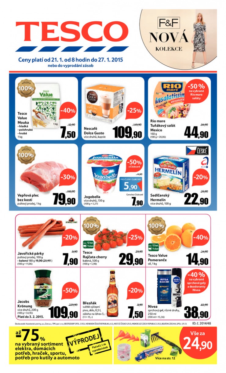 leták Tesco velké hypermarkety od 21.1.2015 strana 1 leták Tesco velké hypermarkety od 21.1.2015 strana 1