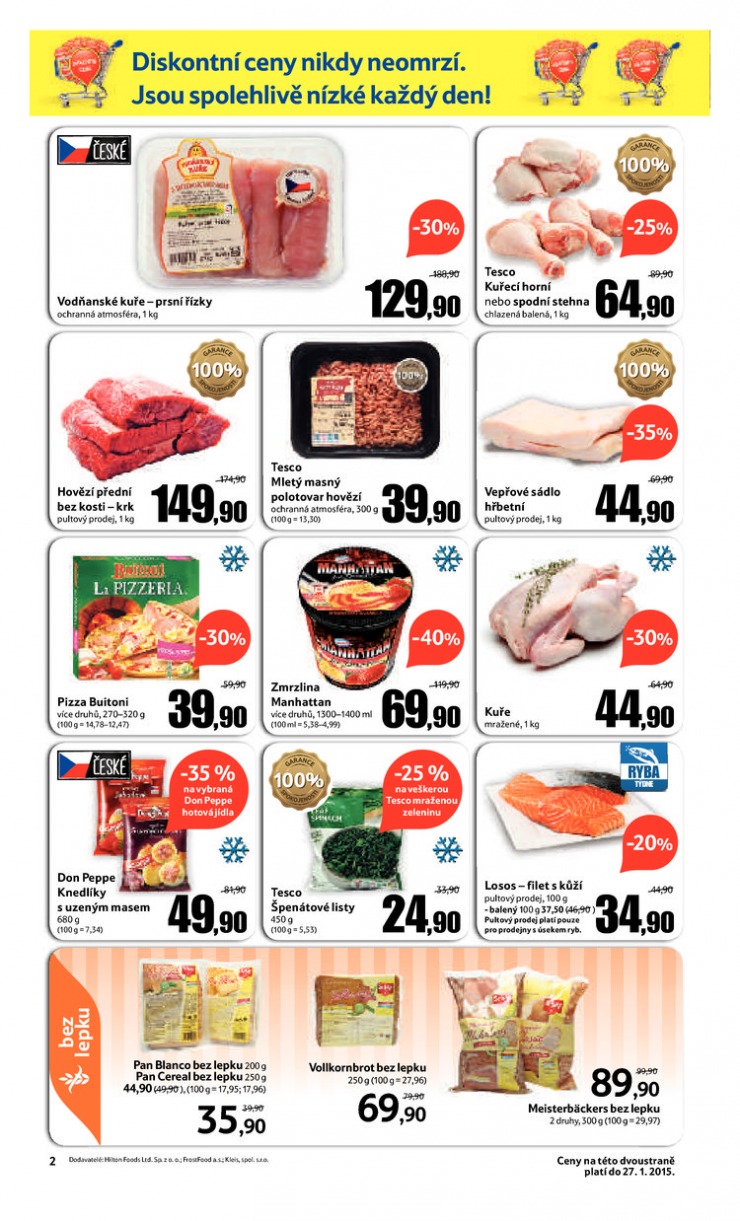 leták Tesco velké hypermarkety od 21.1.2015 strana 1 leták Tesco velké hypermarkety od 21.1.2015 strana 1