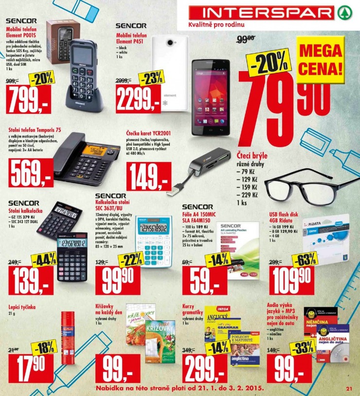 leták Interspar Akční nabídka od 21.1.2015 strana 1 leták Interspar Akční nabídka od 21.1.2015 strana 1