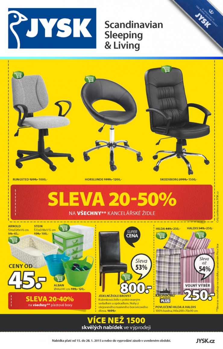 letk Jysk Nabdka tdne od 15.1.2015 strana 1