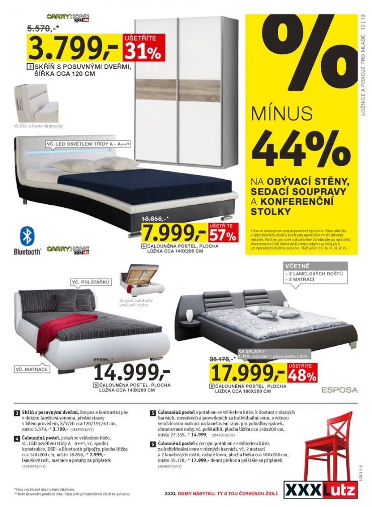 let�k XXXLutz Aktu�ln� prospekt od 20.1.2015 strana 1