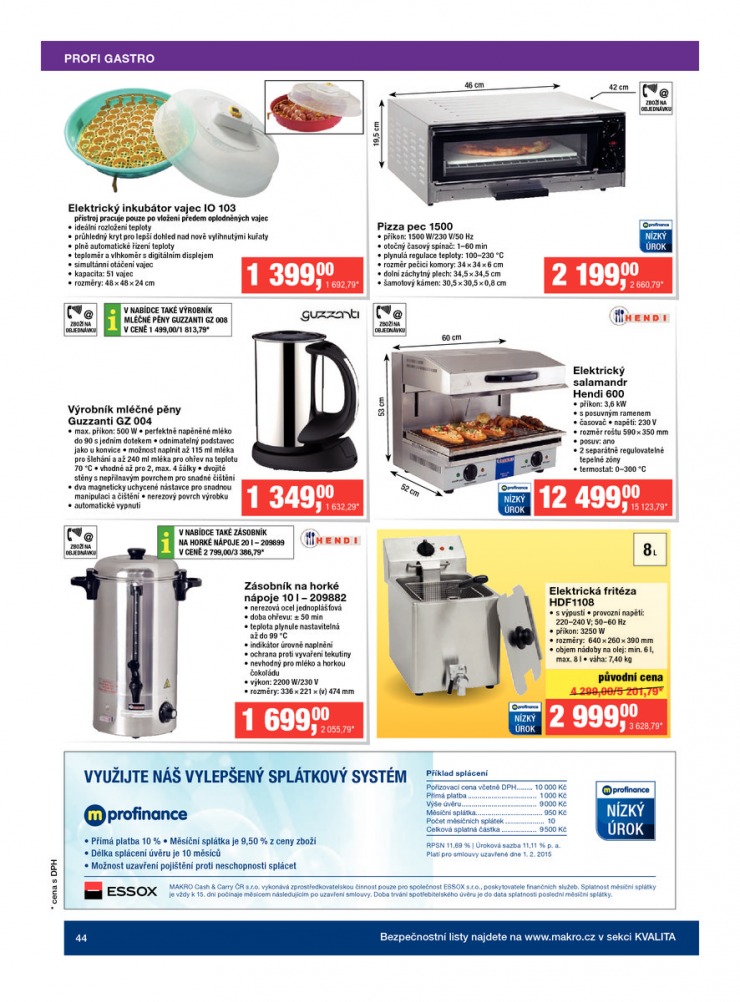 let�k Makro Gastronomie trvanliv� zbo�� od 28.1.2015 strana 1