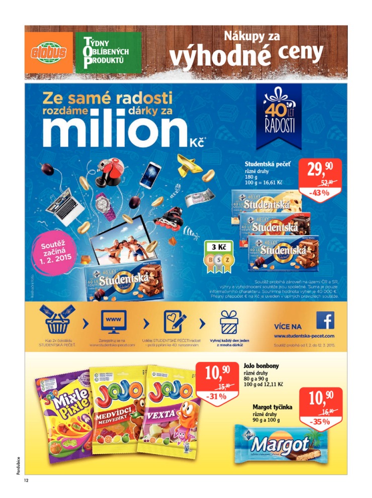 leták Globus Nákupy za výhodné ceny od 22.1.2015 strana 1 leták Globus Nákupy za výhodné ceny od 22.1.2015 strana 1
