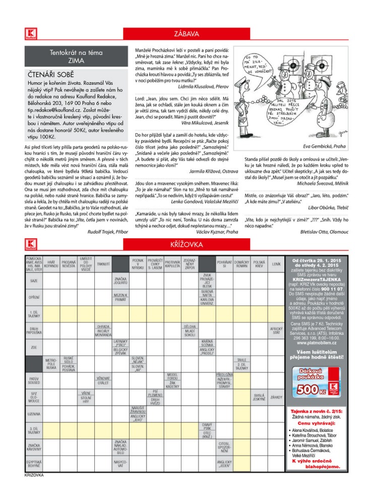 letk Kaufland Aktuln nabdka od 29.1.2015 strana 1