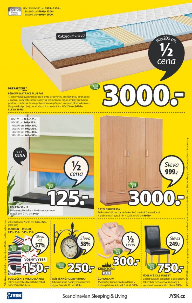 leták Jysk Nabídka týdne od 22.1.2015 strana 1 leták Jysk Nabídka týdne od 22.1.2015 strana 1