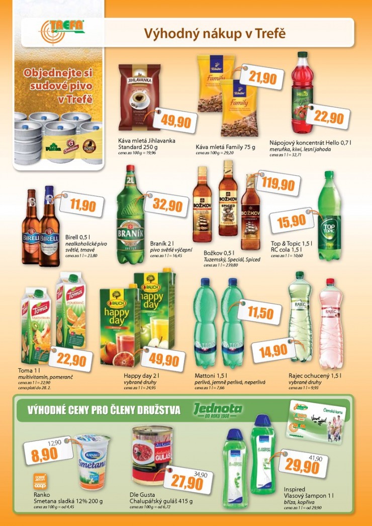 leták COOP Trefa od 28.1.2015 strana 1 leták COOP Trefa od 28.1.2015 strana 1