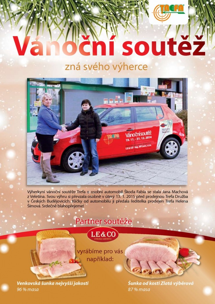 leták COOP Trefa od 28.1.2015 strana 1 leták COOP Trefa od 28.1.2015 strana 1