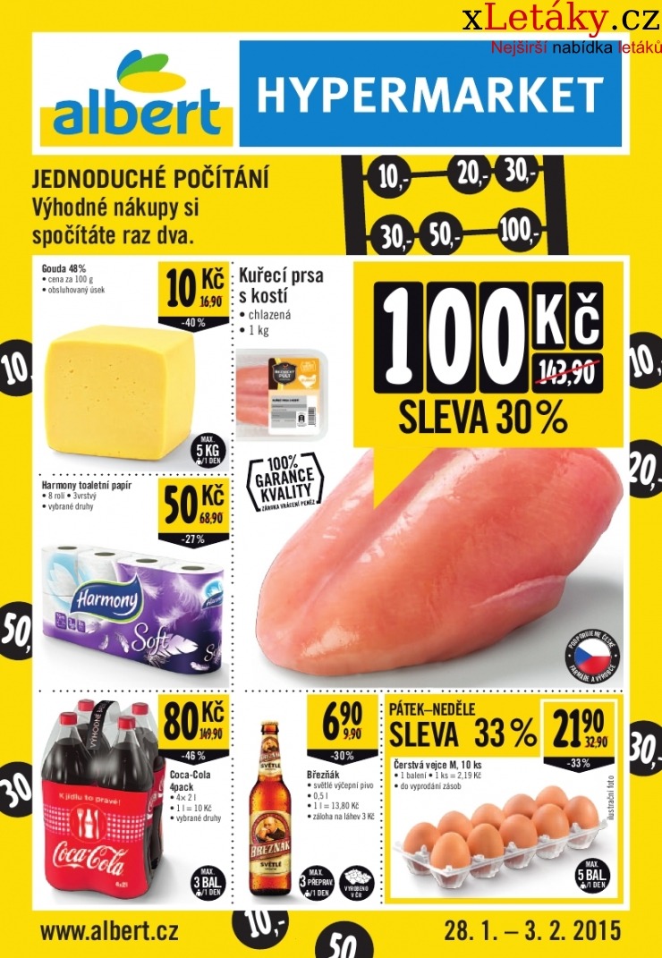 leták Albert Hypermarket akční leták strana 1 leták Albert Hypermarket akční leták strana 1