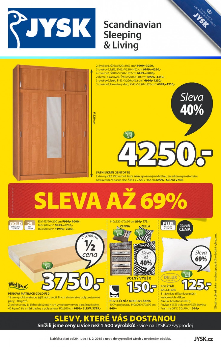 letk Jysk Nabdka tdne od 29.1.2015 strana 1
