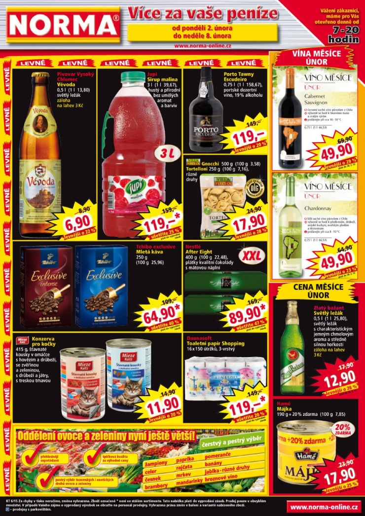 letk Norma Aktuln letk od 2.2.2015 strana 1