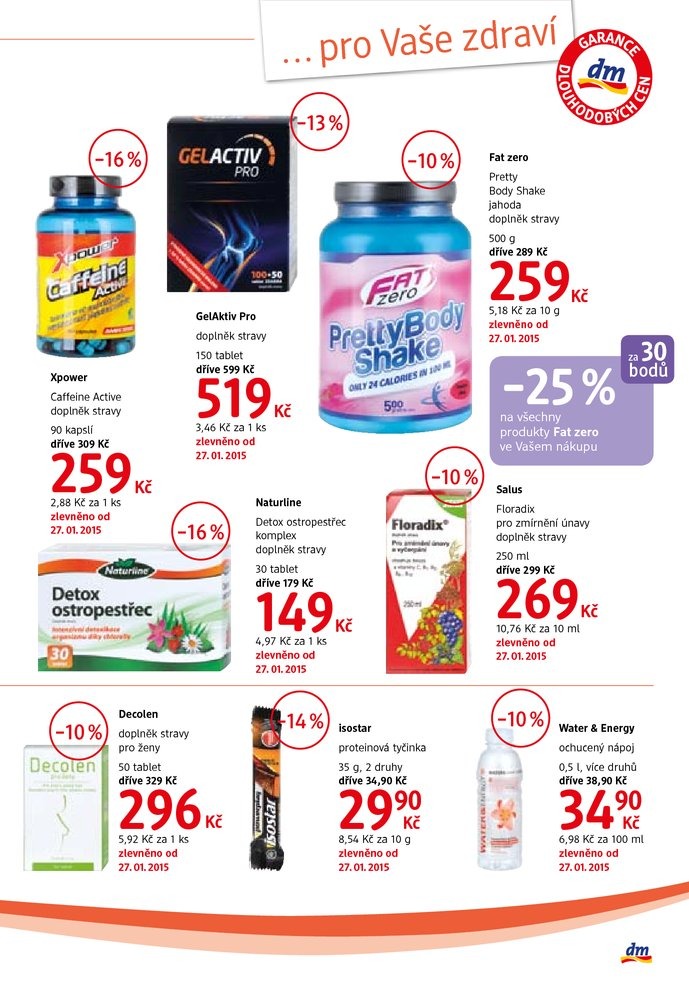 let�k DM drogerie Journal od 28.1.2015 strana 1