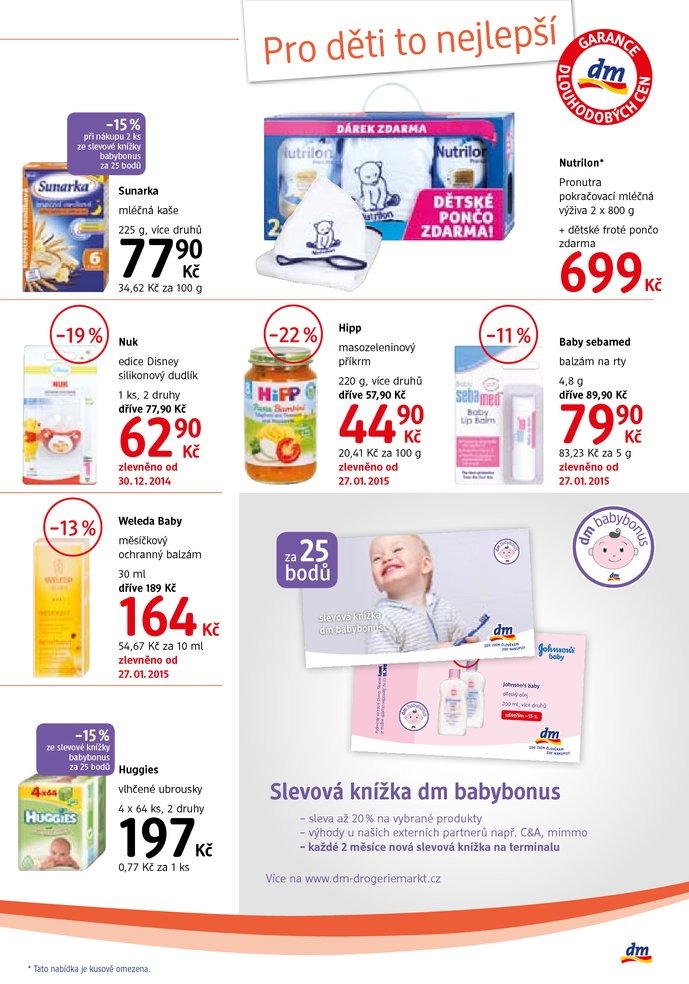 let�k DM drogerie Journal od 28.1.2015 strana 1
