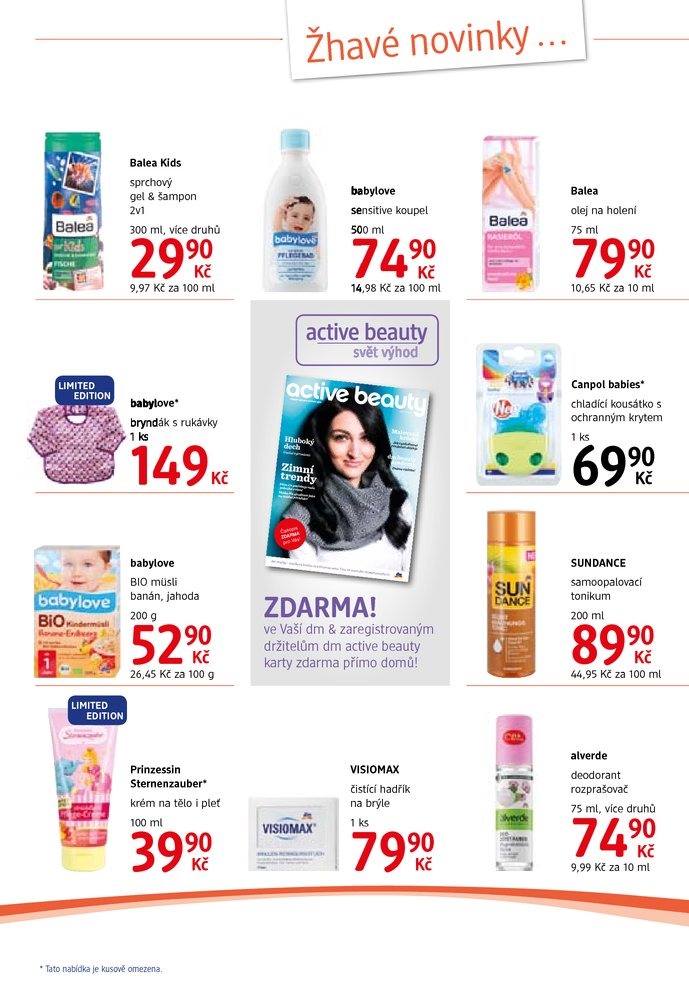 let�k DM drogerie Journal 2. ��st od 28.1.2015 strana 1