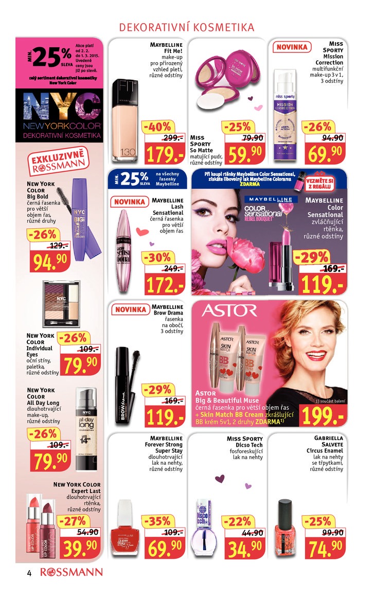 leták Rossmann Leták od 2.2.2015 strana 1 leták Rossmann Leták od 2.2.2015 strana 1