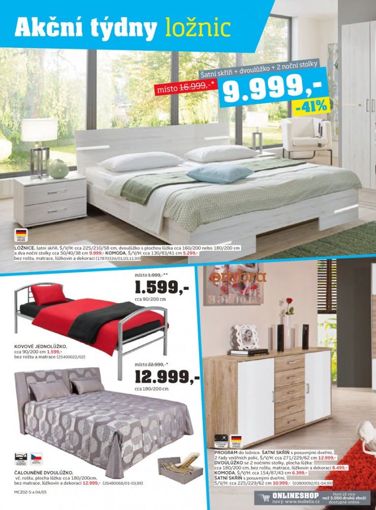 let�k Mobelix Aktu�ln� prospekt od 2.2.2015 strana 1