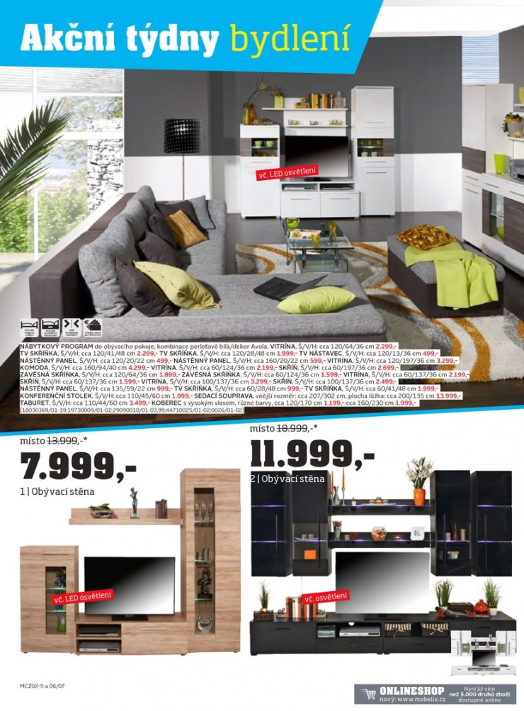 let�k Mobelix Aktu�ln� prospekt od 2.2.2015 strana 1