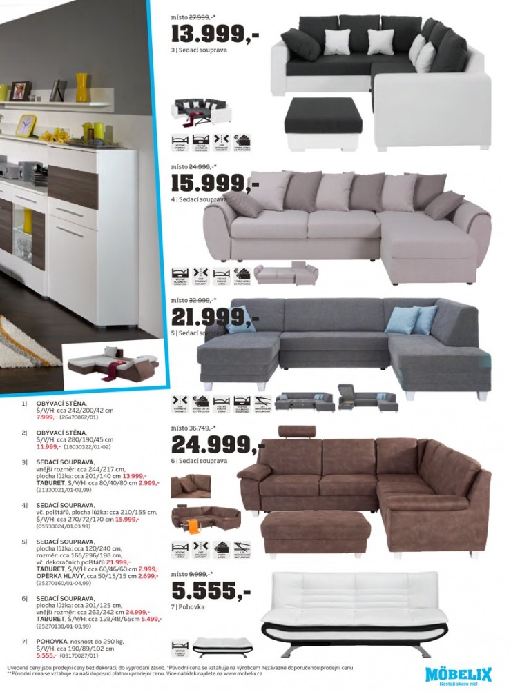 let�k Mobelix Aktu�ln� prospekt od 2.2.2015 strana 1