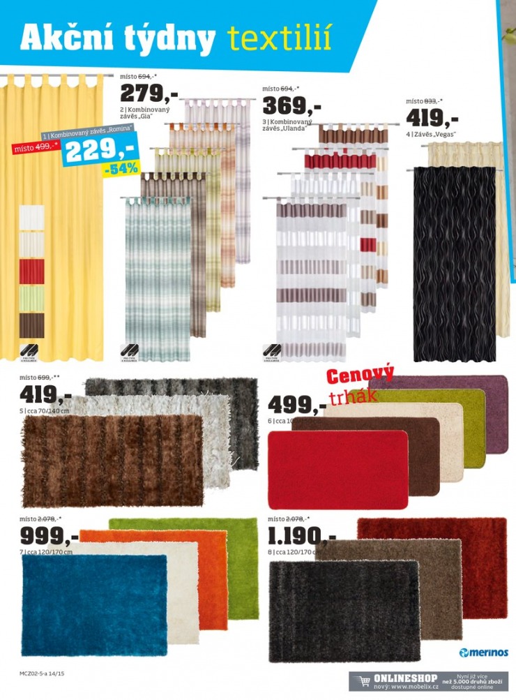 let�k Mobelix Aktu�ln� prospekt od 2.2.2015 strana 1