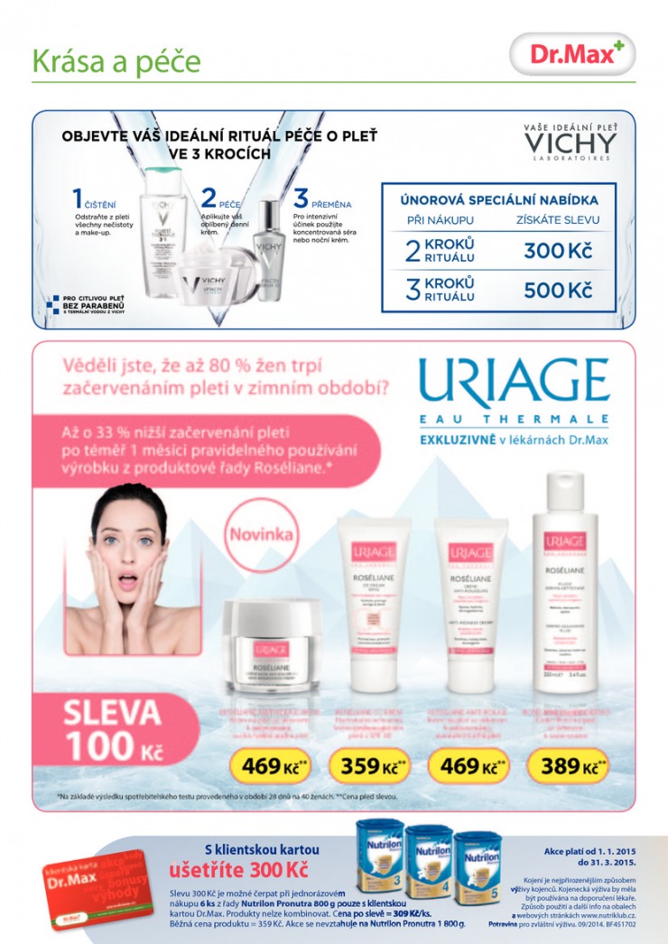 leták Dr. Max lékárna Aktuální leták od 4.2.2015 strana 1 leták Dr. Max lékárna Aktuální leták od 4.2.2015 strana 1