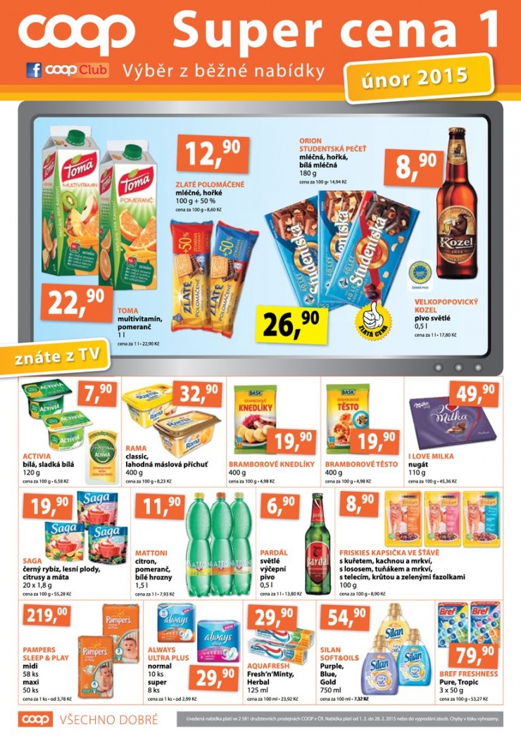 leták COOP Terno od 4.2.2015 strana 1 leták COOP Terno od 4.2.2015 strana 1