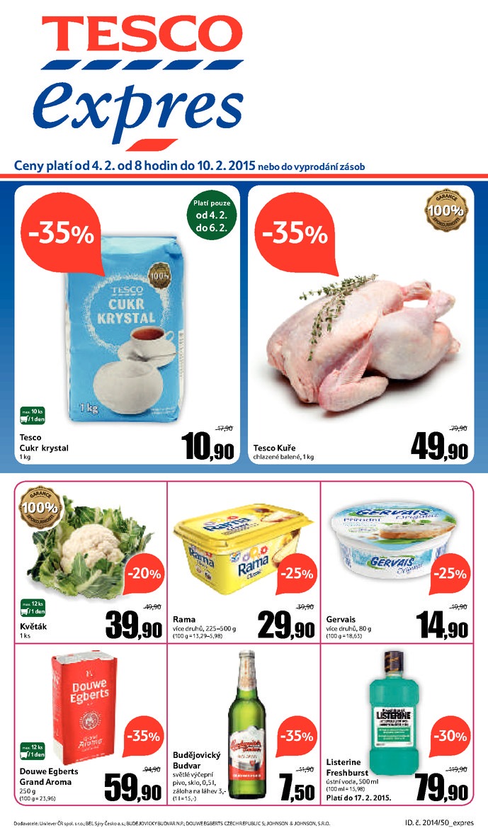 letk Tesco Expres obchody od 4.2.2015 strana 1