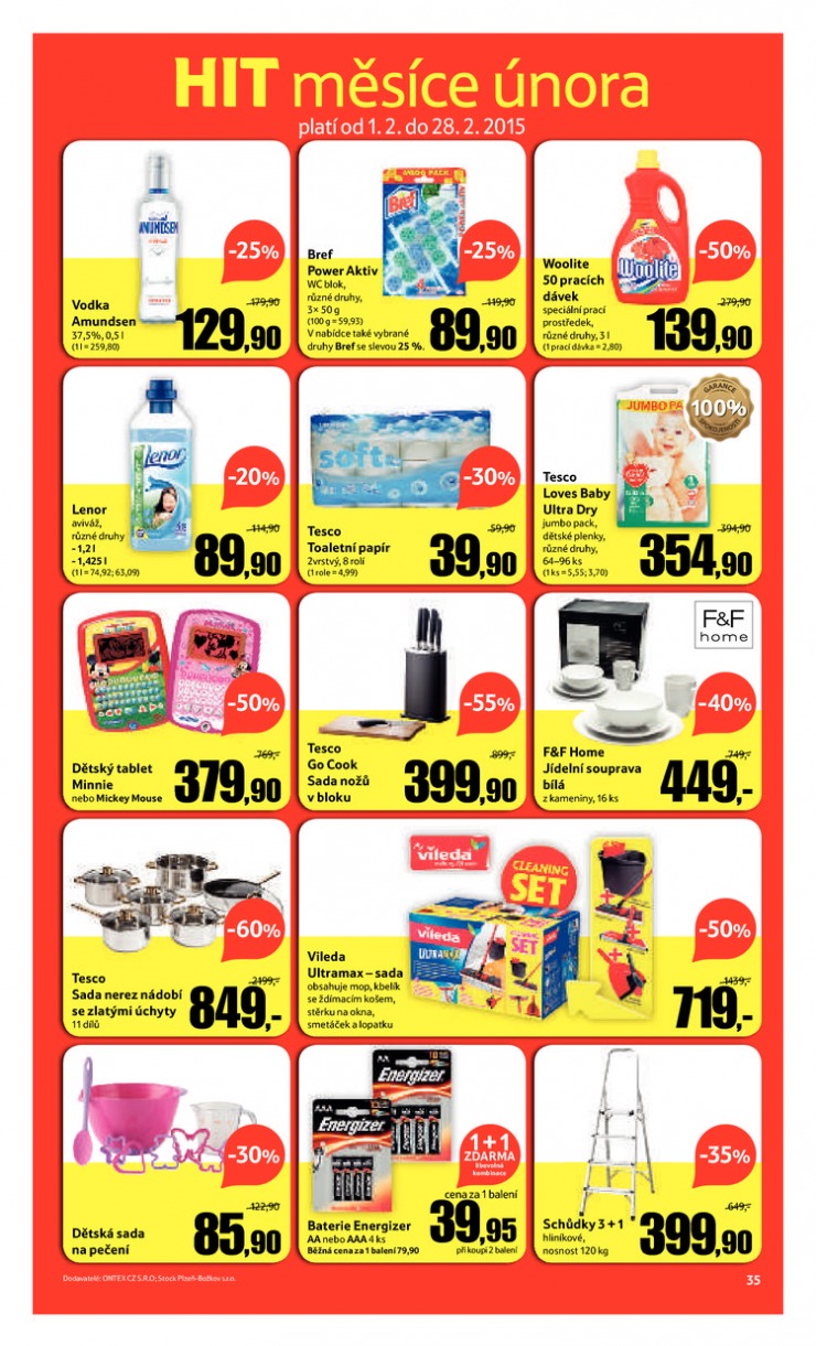 leták Tesco velké hypermarkety od 4.2.2015 strana 1 leták Tesco velké hypermarkety od 4.2.2015 strana 1