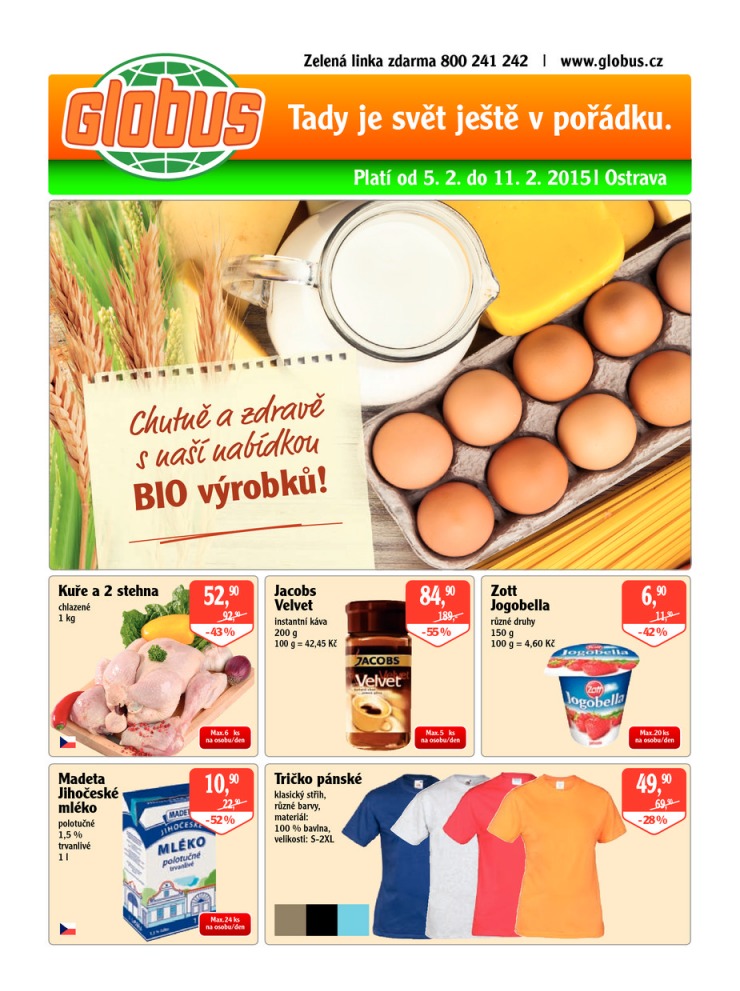 leták Globus Naše noviny od 5.2.2015 strana 1 leták Globus Naše noviny od 5.2.2015 strana 1