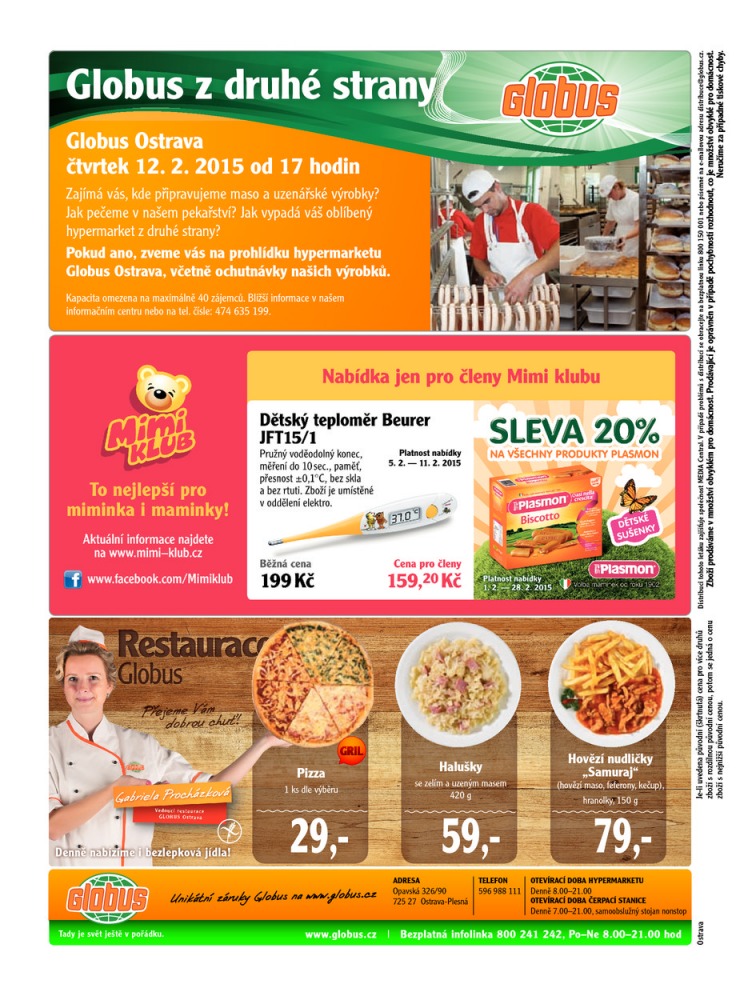 leták Globus Naše noviny od 5.2.2015 strana 1 leták Globus Naše noviny od 5.2.2015 strana 1