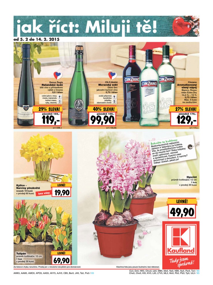 let�k Kaufland Aktu�ln� nab�dka od 5.2.2015 strana 1