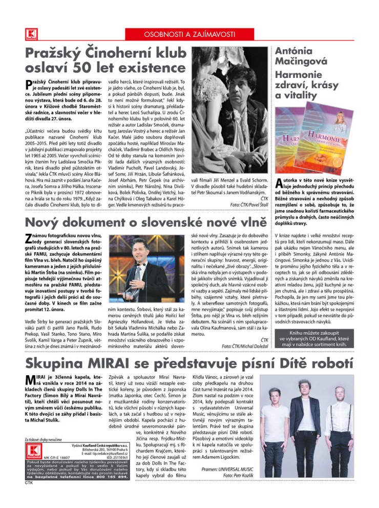 let�k Kaufland Aktu�ln� nab�dka od 5.2.2015 strana 1