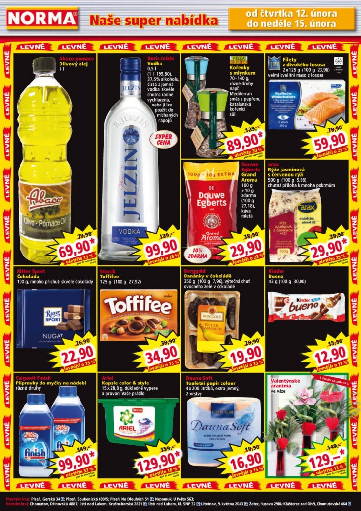 leták Norma Aktuální leták od 9.2.2015 strana 1 leták Norma Aktuální leták od 9.2.2015 strana 1