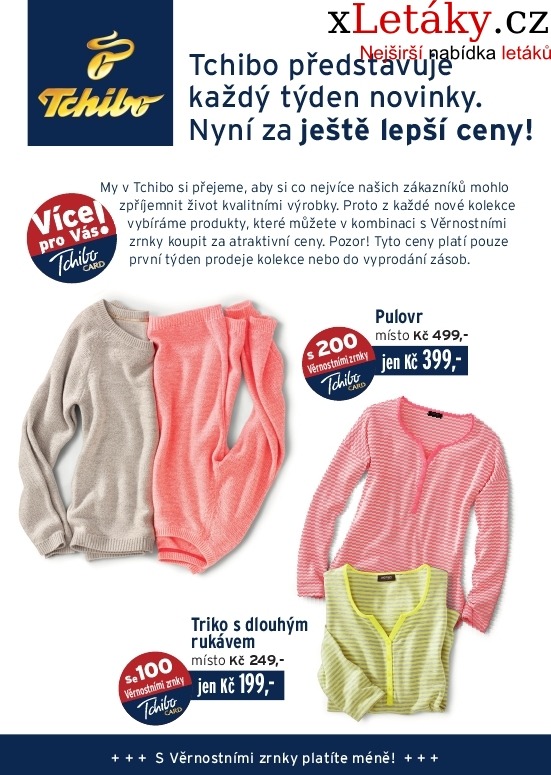 leták Tchibo leták strana 1 leták Tchibo leták strana 1