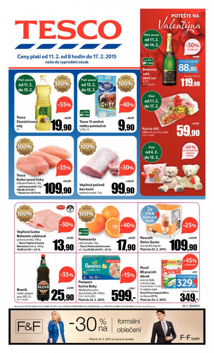 leták Tesco velké hypermarkety od 11.2.2015 strana 1 leták Tesco velké hypermarkety od 11.2.2015 strana 1