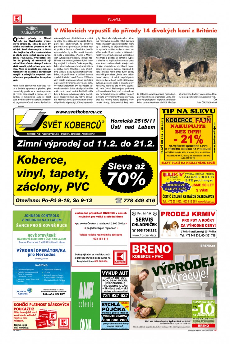 let�k Kaufland Aktu�ln� nab�dka od 12.2.2015 strana 1