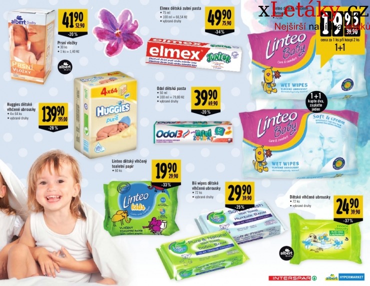 leták Albert Hypermarket - Baby akční leták strana 1 leták Albert Hypermarket - Baby akční leták strana 1