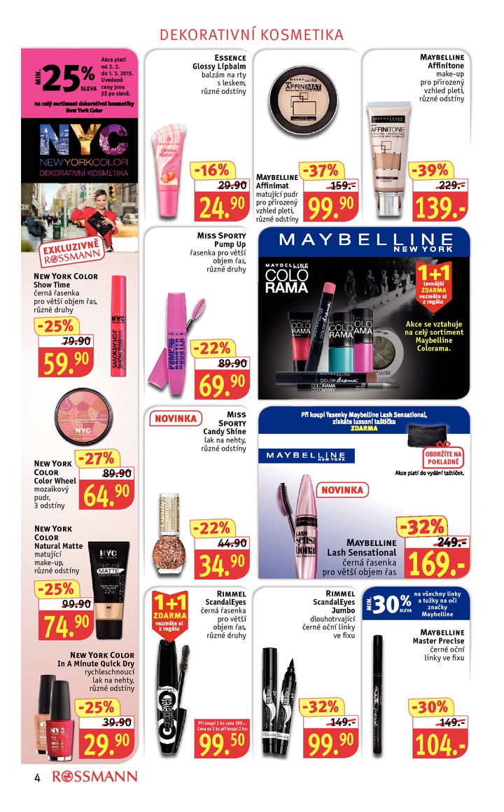 leták Rossmann Leták od 16.2.2015 strana 1 leták Rossmann Leták od 16.2.2015 strana 1